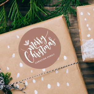 Adesivo Festivo Feliz Natal Personalizado