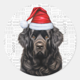 Adesivo Festivo Terra Nova Woof Word Art Natal