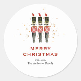 Adesivo Festivo Vermelho e Dourado Natal