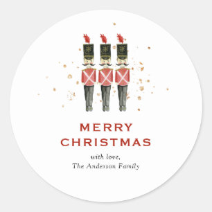 Adesivo Festivo Vermelho e Dourado Natal