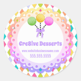 Adesivo Festivos Coloridos Pop De Torneio