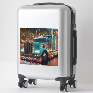 Adesivo  Festlicher Weihnachts-LKW mit Lichtern