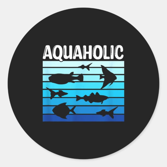 Adesivo Fiank Funny Fishkeeper Quote Fish Keeper Aquarium  (Frente)