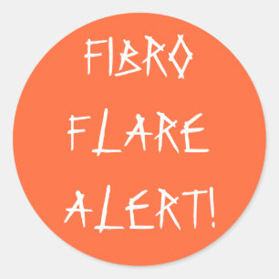 Adesivo FIBRO FLARE ALERT! -adesivos