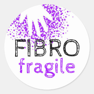 Adesivo Fibro frágil - consciência invisível da doença
