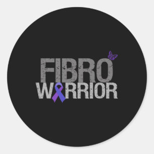 Adesivo Fibro Guerreiro - Fibromialgia Consciência