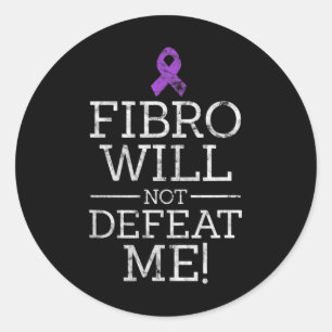 Adesivo Fibro Não Me Derrotará Fibromialgia Sensibilização