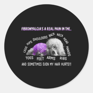 Adesivo Fibromialgia é uma dor real, bicho-da-flor 1