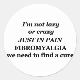 Adesivo fibromialgia louca preguiçosa