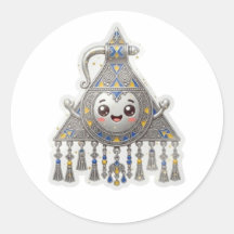 Fíbula Kawaii Marroquina Amazigh - Tizer Tradicion