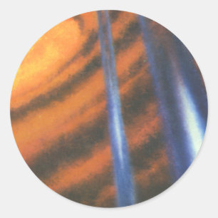 Adesivo Ficção científica retrô, redemoinhos da galáxia ve