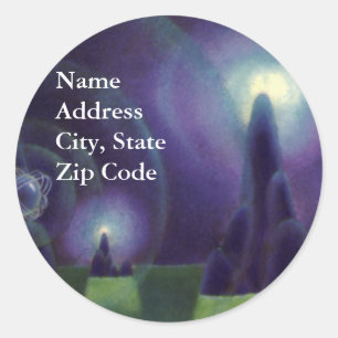 Adesivo Ficha Científica Vintage, Planeta Espacial Exterio