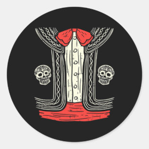 Adesivo Ficheiro de roupa mexicano do Halloween Mariachi M