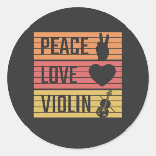 Adesivo Fiddle Violinista Violino