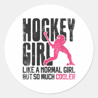 Adesivo Field Hockey Hockey Girl Like A Normal Girl But So