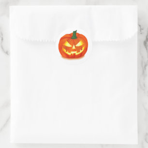 Adesivo Fiery Grin Halloween Jack-O-Lantern