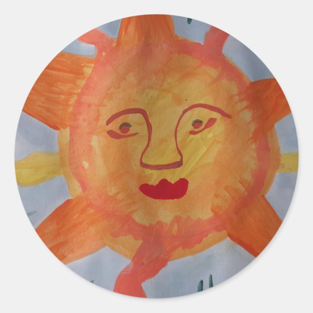 Adesivo Fiery Sun Sticker (Frente)