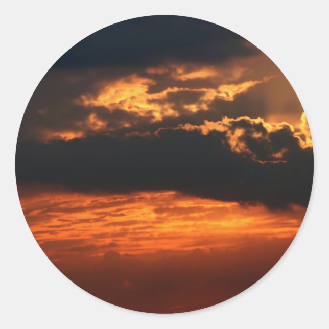 Adesivo Fiery Sunset Sticker (Frente)