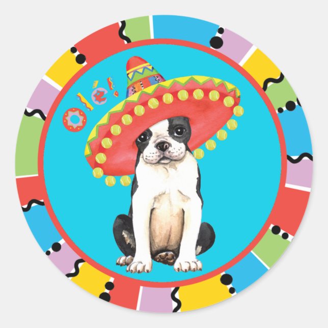 Adesivo Fiesta Boston Terrier (Frente)