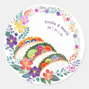 Adesivo FIESTA Cactos Folkart Flores Personalizado