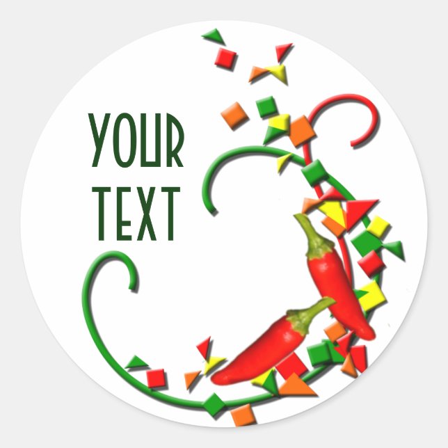 Adesivo Fiesta Chili Peppers Sticker (Frente)