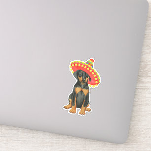 Adesivo Fiesta Doberman Pinscher Vinyl Sticker