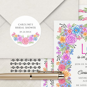 Adesivo Fiesta Floral Chá de panela