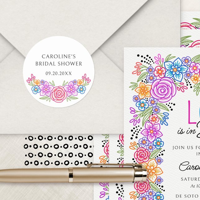 Adesivo Fiesta Floral Chá de panela (Criador carregado)