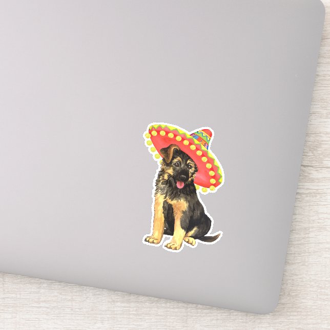 Adesivo Fiesta German shepherd Vinyl Sticker (Detalhe)