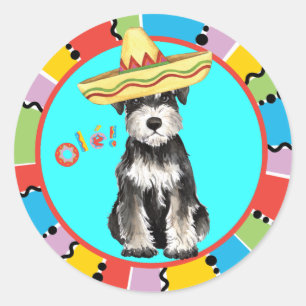 Adesivo Fiesta Miniature Schnauzer