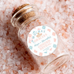 Adesivo Fiesta Revelação de Gênero Obrigado