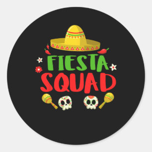Adesivo Fiesta Squad Cinco De Mayo Gift Mens E W Mexicanos