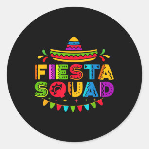 Adesivo Fiesta Squad Cinco De Mayo Partido Mexicano 5 De M