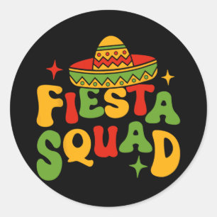 Adesivo Fiesta Squad Cinco De Mayo Sombrero Family Matchin