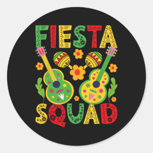 Adesivo Fiesta Squad Matching Cinco De Mayo Party