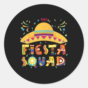Adesivo Fiesta Squad México Fiesta Taco Guitar Cinco De Mã