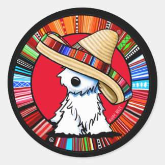Adesivo Fiesta Westie Classic Round Sticker