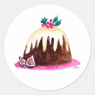 Adesivo Figgy Pudim Botando Foco de Natal