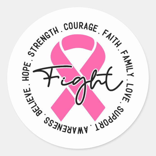 Adesivo Fight Breast Cancer Awareness (Frente)