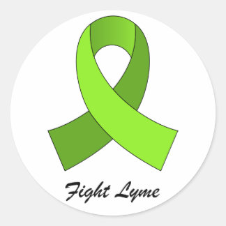 Adesivo Fight Lyme Ribbon Sticker