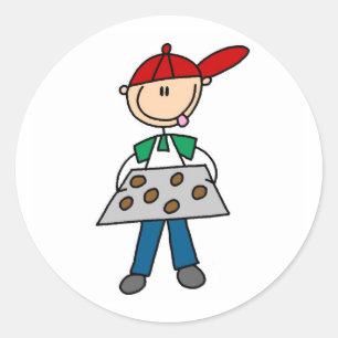 Adesivo Figura biscoitos da vara do cozimento