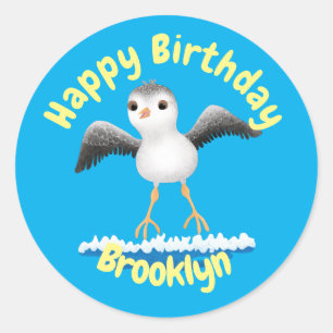 Adesivo Figura clássica da ilustração de desenho em sandpi