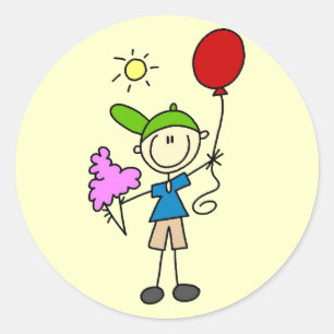 Adesivo Figura da vara no camiseta e nos presentes justos