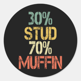 Adesivo Figura do Bacalhau do Pai do Soquete 70 Muffin Ret