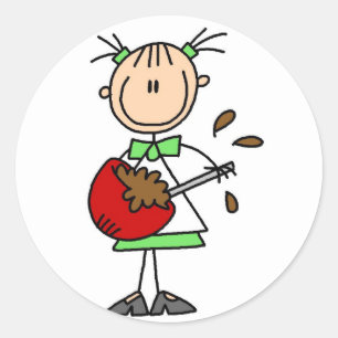 Adesivo Figura massa de mistura da vara do padeiro