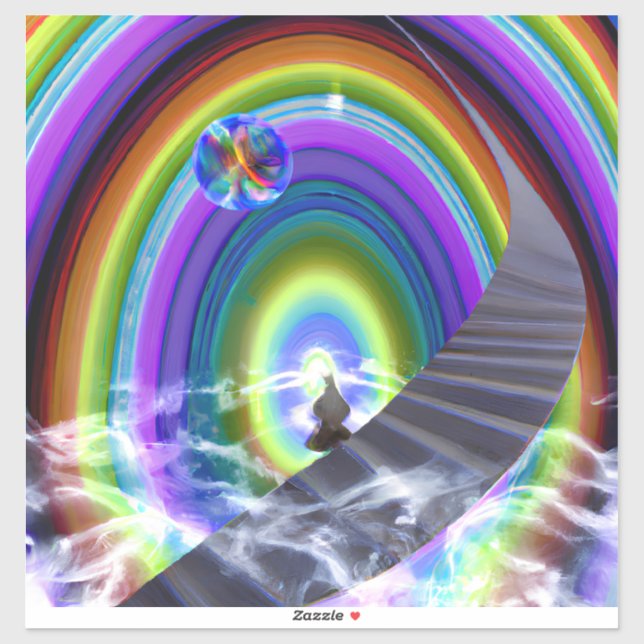 Adesivo Figura Misteriosa no Stargate Inter-Dimensional (Folha)