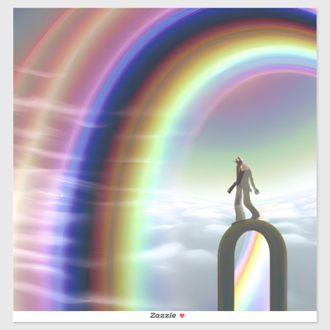 Adesivo Figura Misteriosa no Stargate Inter-Dimensional (Folha)