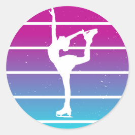 Adesivo Figura Skating Girl