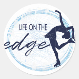 Adesivo Figura Skating Girl "Life on Edge"