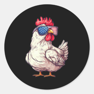 Adesivo Figurino De Frango Patriótico Para Meninos E Gir